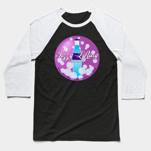 Fizzing Lifting Drink Baseball T-Shirt by ILLannoyed 